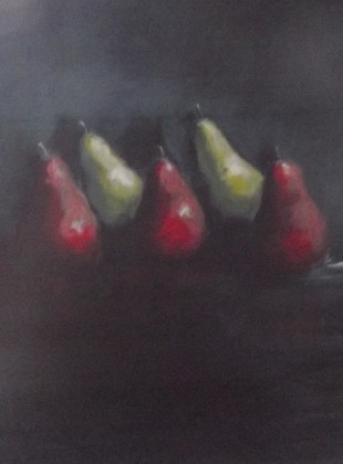 Red and Green Pears