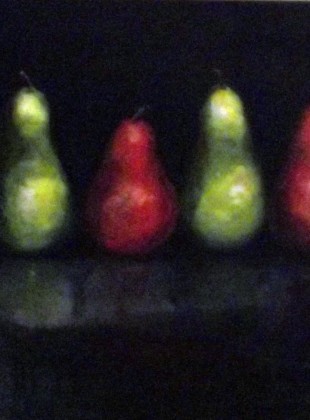 Pears in a row