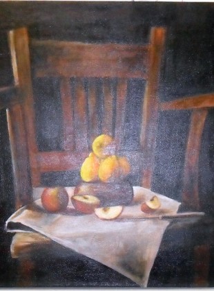 FRUIT ON CHAIR