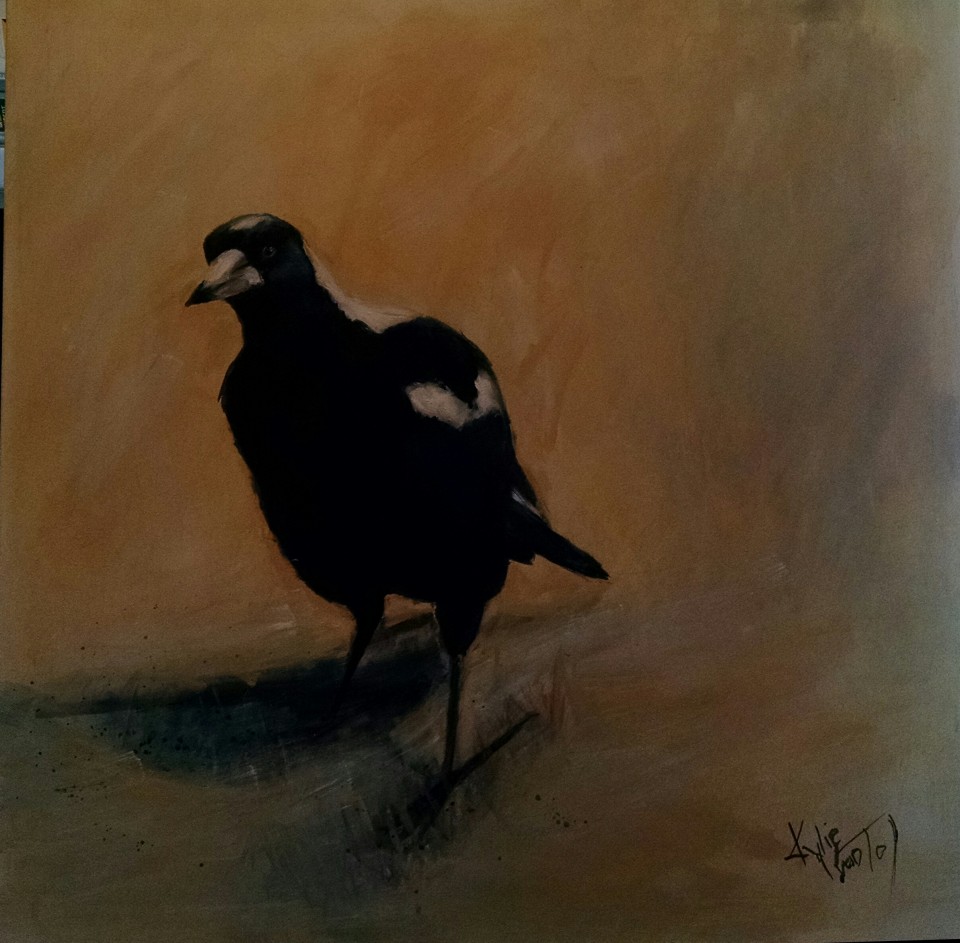 Magpie painting for sale