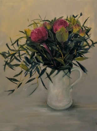 "native delights" (flowers in vase)